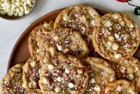 Candy Cane White Chocolate Cookies