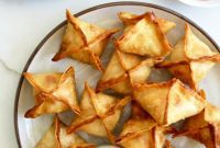 Creamy Air Fryer Wonton Bites