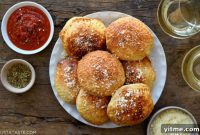 Golden Air Fried Pizza Bites