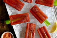 Bloody Mary Ice Pops