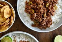 Savory Cuban Ground Beef Skillet