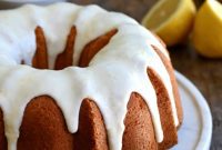 Zesty Glazed Lemon Pound Cake