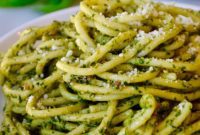 Basil Pesto Perfection: An Elevated Pasta Experience