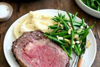Garlic Herb Butter Bliss: Effortless Prime Rib