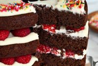 Decadent Chocolate Raspberry Dream Cake
