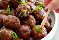 Grape Glazed Meatballs