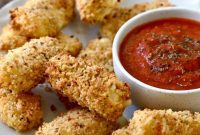 Air Fryer Mozzarella Sticks