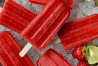 Strawberry Margarita Ice Pops