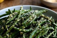 Crispy Oven-Roasted Green Beans