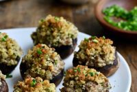 Sausage-Kissed Mushroom Bites