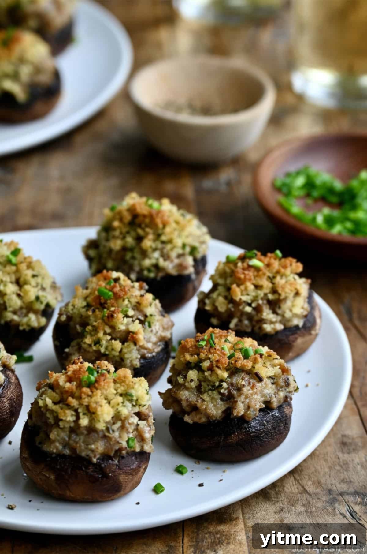 Sausage-Kissed Mushroom Bites 1 featured 70319