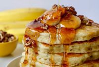 Fluffy Banana Nut Pancakes