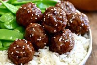 Blackberry Glazed Meatballs