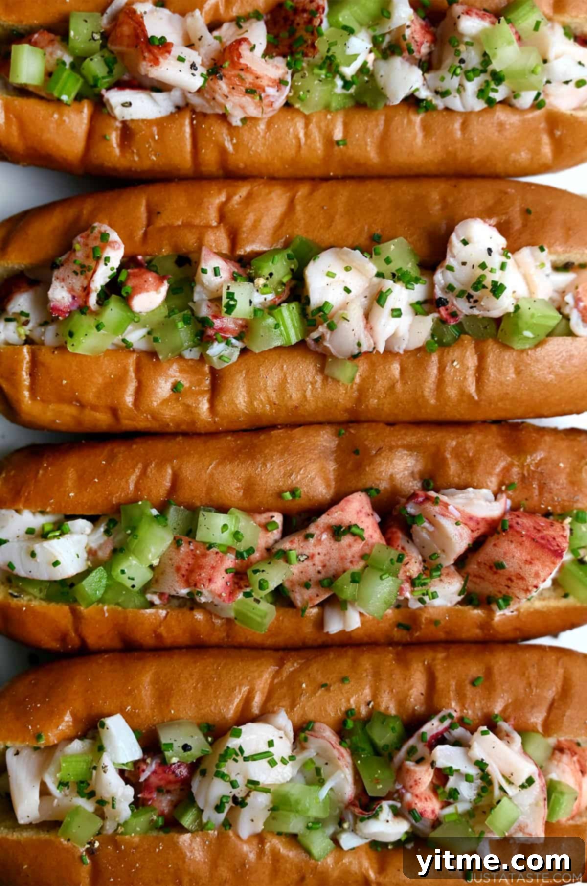 Garlic Butter Lobster Rolls 6 Finished Lobster Rolls Ready to Eat