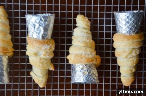 Puff Pastry Cornucopias