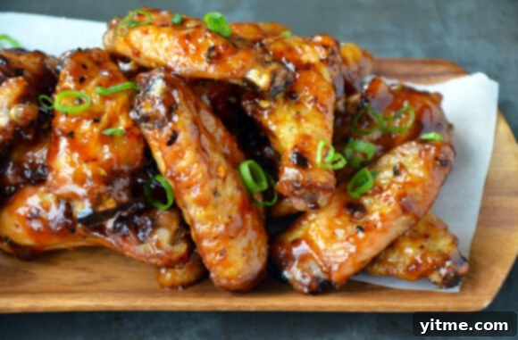 Crispy Baked Asian Chicken Wings