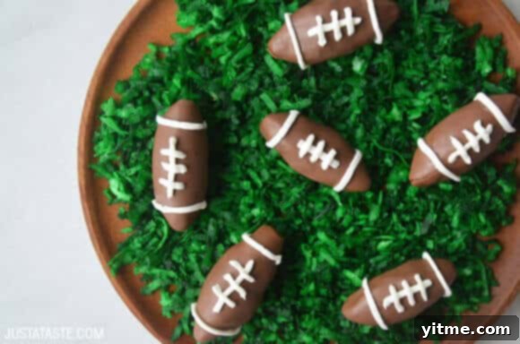 Nutella Chocolate Football Truffles Recipe
