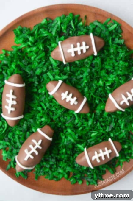 Nutella Chocolate Football Truffles Recipe