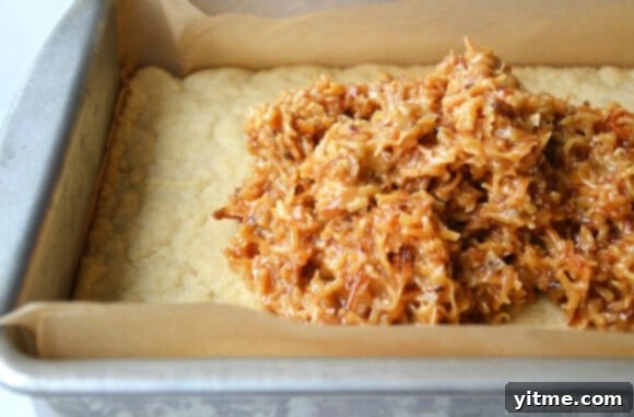 Homemade Samoas Girl Scout Cookie Bars