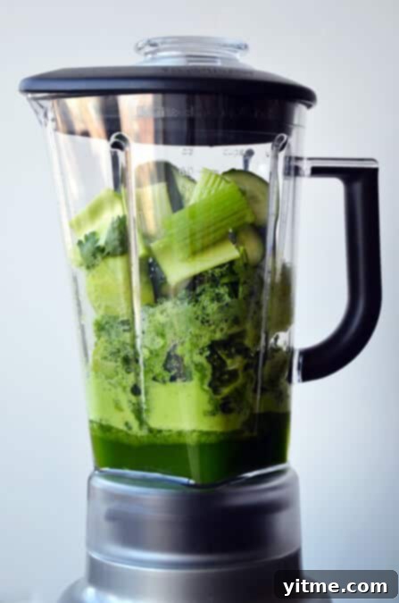 How to Make Blender Green Juice