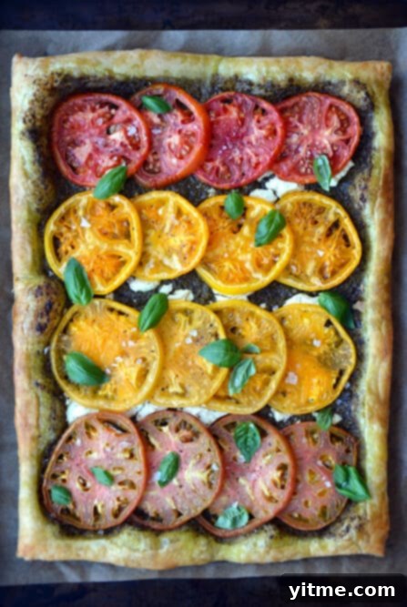 Heirloom Tomato and Goat Cheese Tart