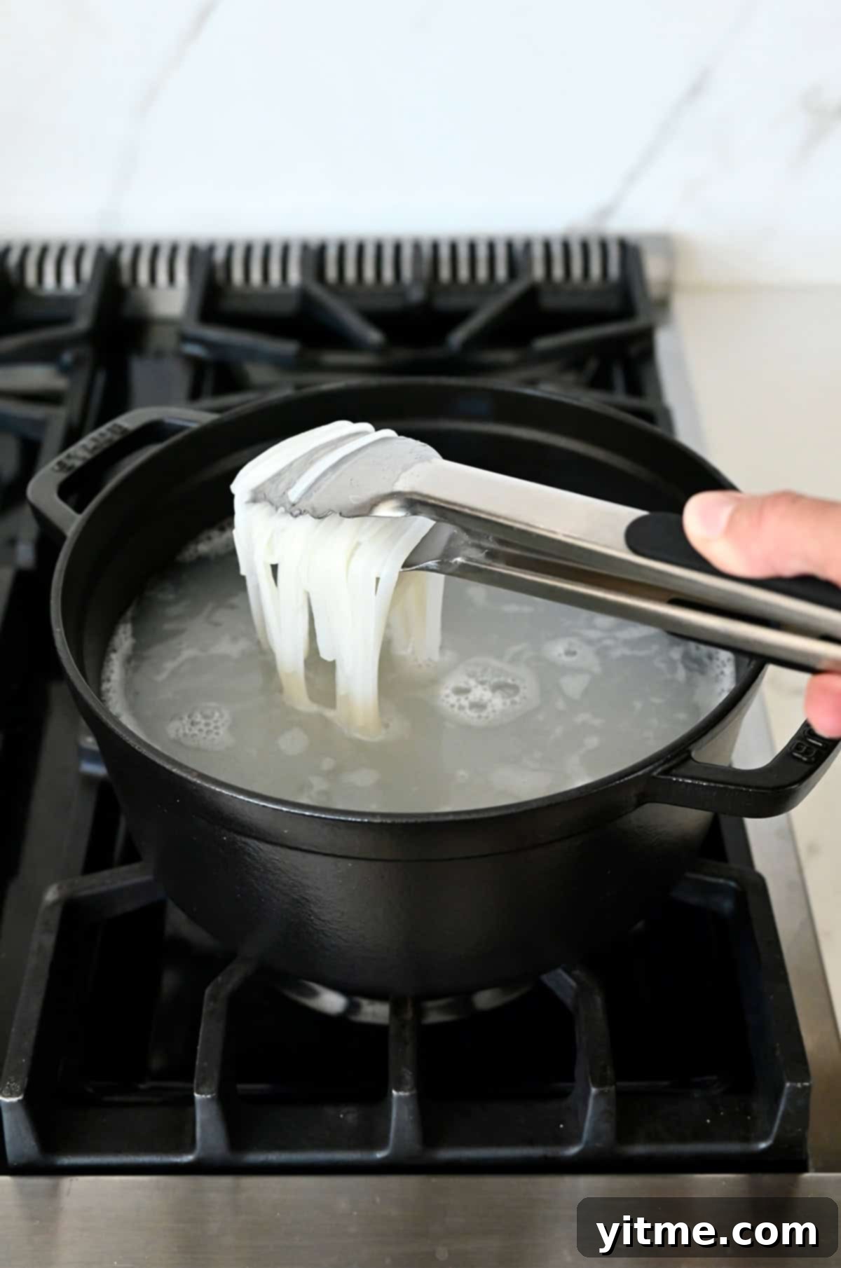 Soaking Rice Noodles