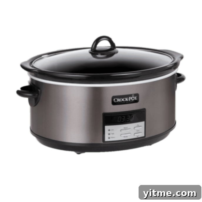 Programmable 8-quart Crock-Pot.