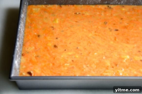 Pineapple Carrot Cake with Cream Cheese Frosting #recipe Closeup of fresh ingredients for Pineapple Carrot Cake batter