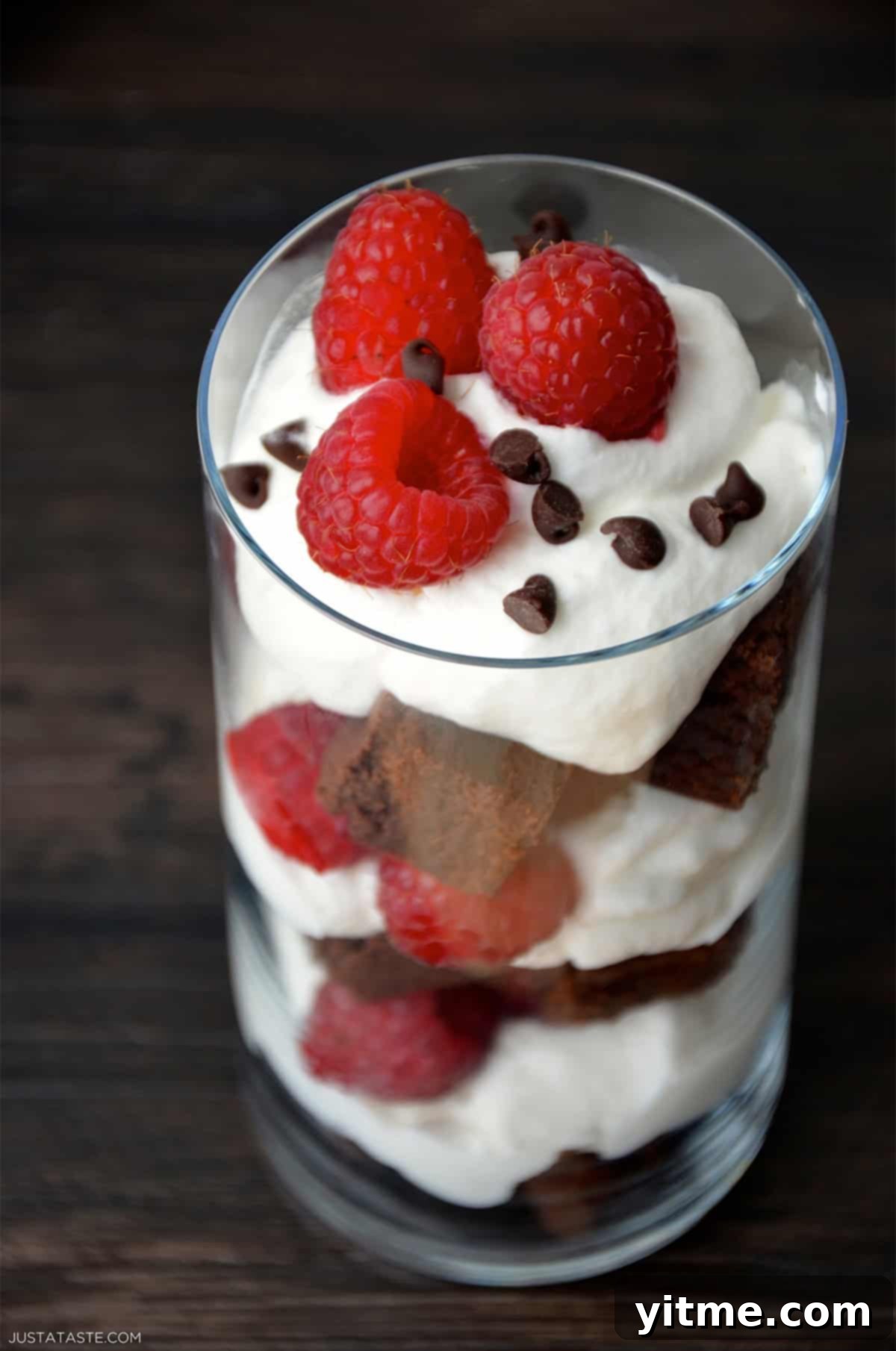 Individual Fruit and Brownie Parfaits 3 Mini Brownie Trifles: A delicious and customizable party dessert