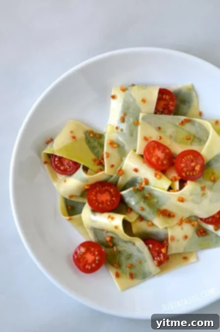 Laminated Basil Pasta with Garlic Brown Butter Sauce Recipe Laminated Basil Pasta with Garlic Brown Butter Sauce Recipe