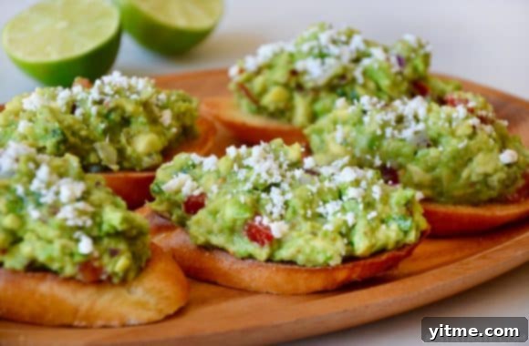 Top Pinterest Food Trends 2 Guacamole Bruschetta Recipe