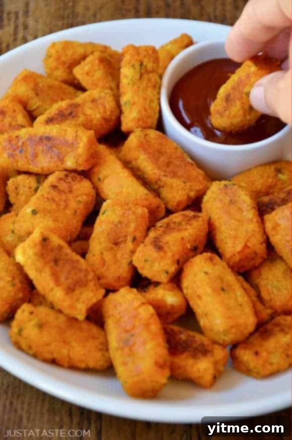 Baked Butternut Squash Tots