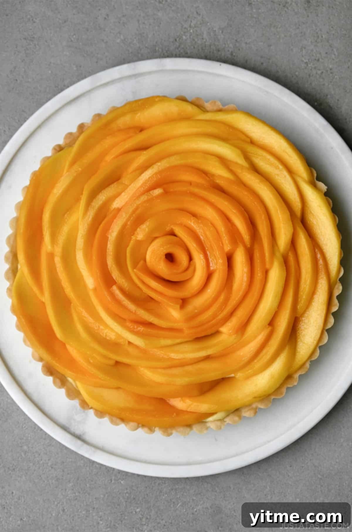 Mango Tart with Vanilla Bean Pastry Cream