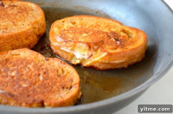 Strawberry Cheesecake Stuffed French Toast recipe on justataste.com