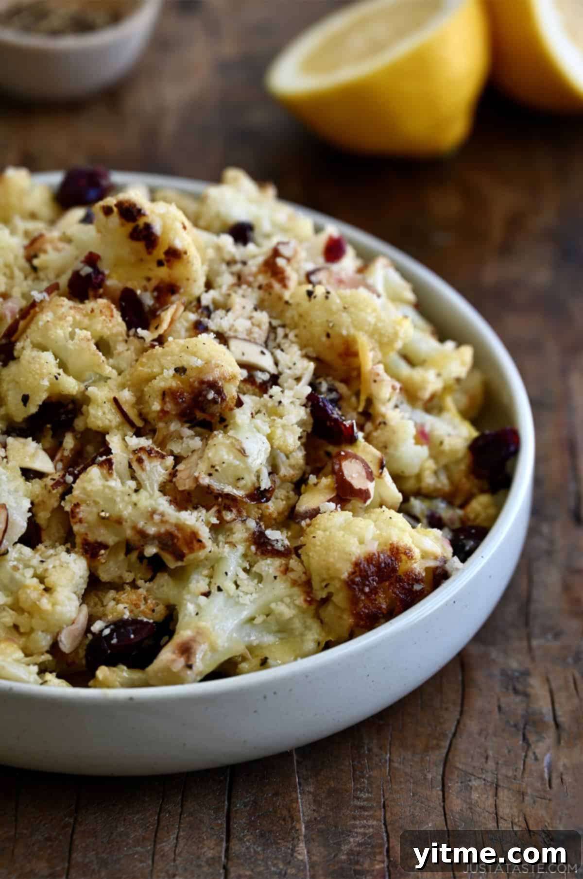 Finished Roasted Cauliflower Salad