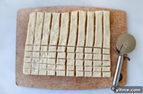 Crispy Baked Pizza Dough Croutons with Parmesan and Garlic