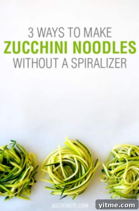3 Ways to Make Zucchini Noodles