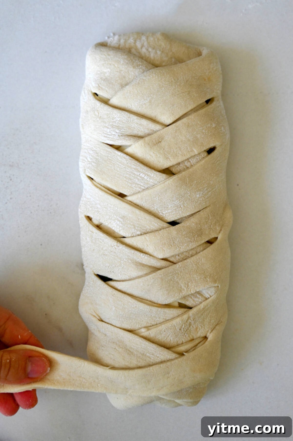 Perfectly braided dough.