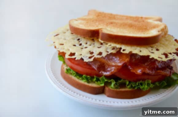 Parmesan Crisp BLT Sandwich Recipe