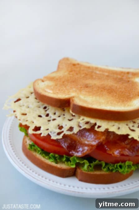 Parmesan Crisp BLT Sandwich Recipe