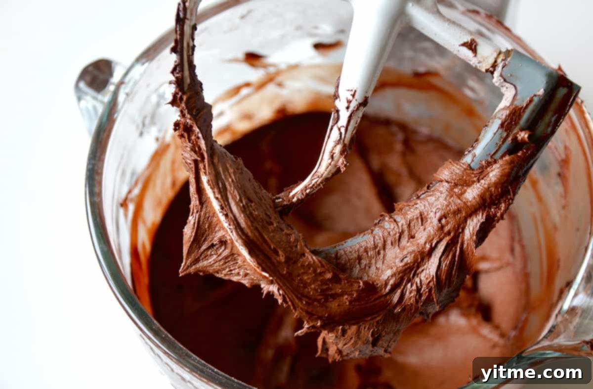 Creamy chocolate buttercream