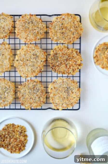 Everything Parmesan Cheese Crisps Recipe