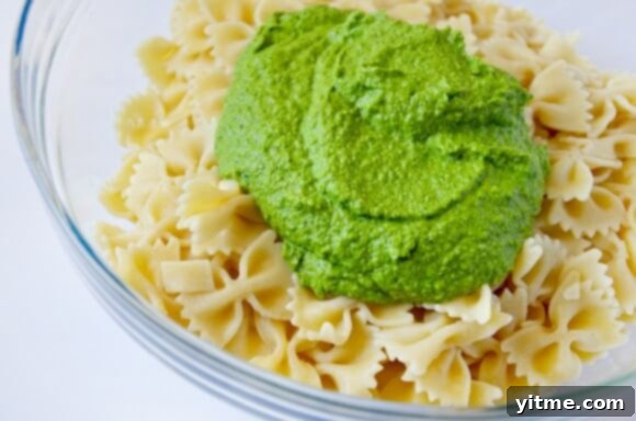 Pea Pesto Pasta Salad Recipe