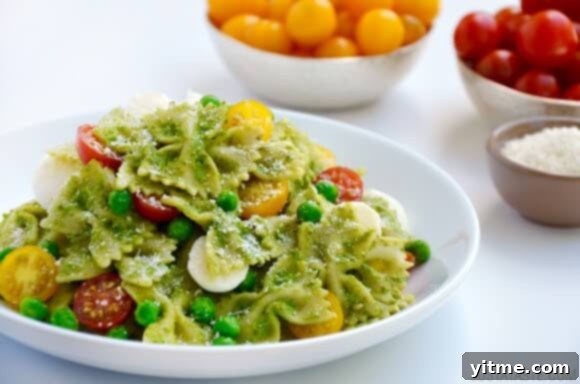 Pea Pesto Pasta Salad Recipe