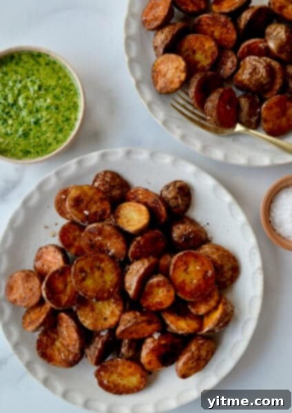 Extra crispy roasted potatoes.