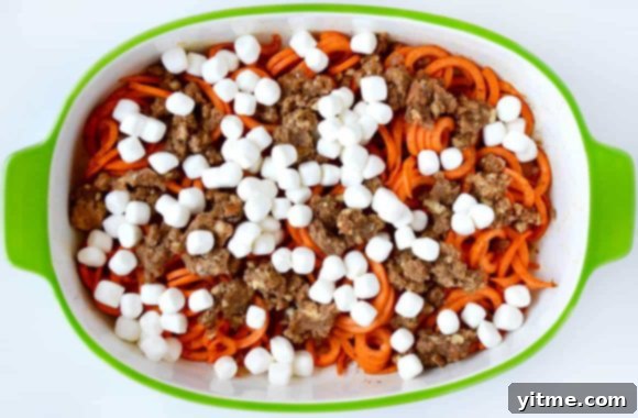 Sweet Potato Swirl Casserole 5 Spiralized Sweet Potato Noodle Casserole Recipe