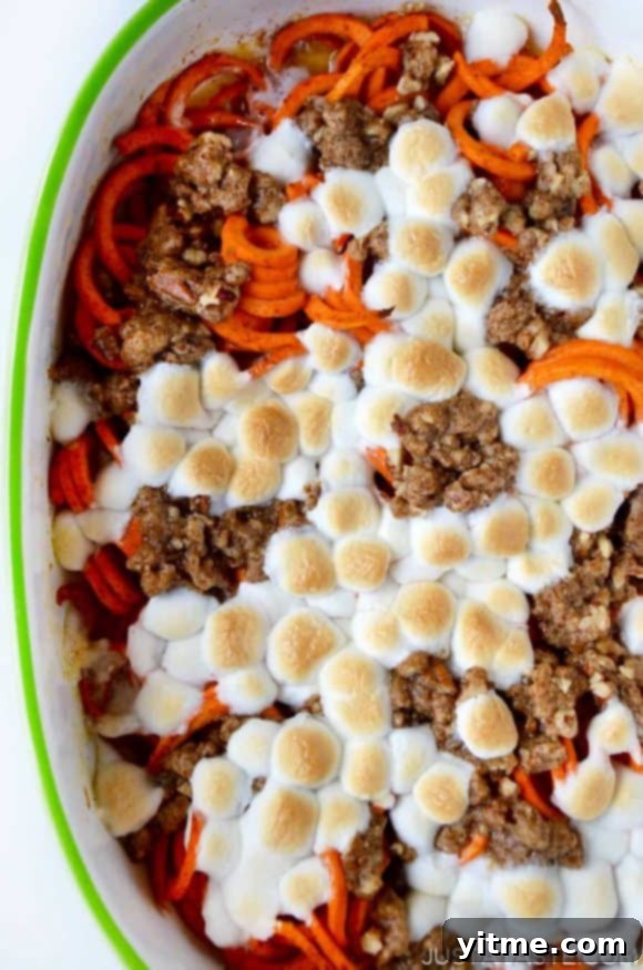 Sweet Potato Swirl Casserole 6 Spiralized Sweet Potato Noodle Casserole Recipe