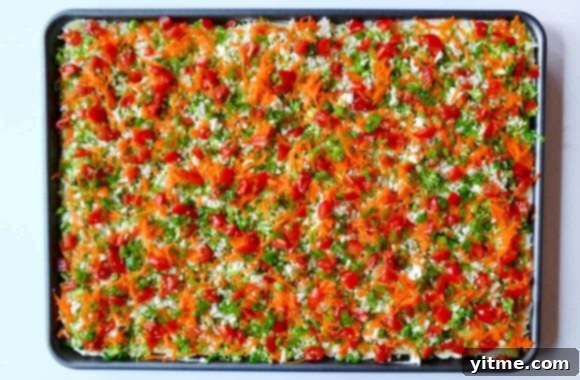 Crescent Roll Veggie Bars Recipe