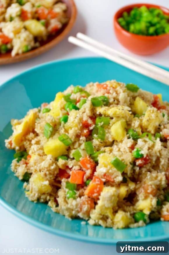Cauliflower Fried Rice with Pineapple Recipe
