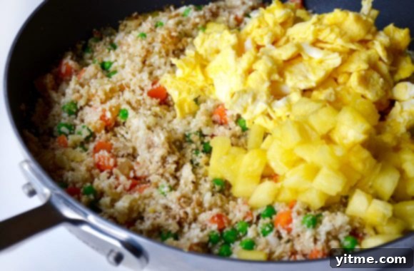 Cauliflower Fried Rice with Pineapple Recipe